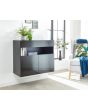 GFW GALSIDBLK GALICIA SIDEBOARD WITH LED BLACK