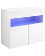 GFW GALSIDWHT GALICIA SIDEBOARD WITH LED WHITE