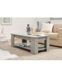 GFW GRPLCTGRY LIFT UP COFFEE TABLE GREY