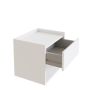 GFW HARWMBWHT HARMONY WALL MOUNTED PAIR OF BEDSIDE TABLES WHITE