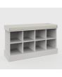 GFW KEMSHBWHT KEMPTON SHOE BENCH WHITE