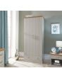 GFW KEN21WGRY KENDAL 2 DOOR 1 DRAWER WARDROBE GREY