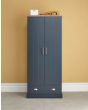 GFW KEN21WSBL KENDAL 2 DOOR 1 DRAWER WARDROBE SLATE BLUE