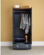 GFW KEN21WSBL KENDAL 2 DOOR 1 DRAWER WARDROBE SLATE BLUE