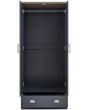 GFW KEN21WSBL KENDAL 2 DOOR 1 DRAWER WARDROBE SLATE BLUE