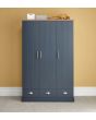 GFW KEN33WSBL KENDAL 3 DOOR 3 DRAWER WARDROBE SLATE BLUE