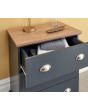GFW KEN3DCSBL KENDAL 3 DRAWER CHEST SLATE BLUE