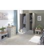 GFW KEN4PCGRY 4 Piece Bedroom Set Grey 