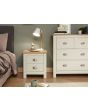 GFW LAN2DBCRM LANCASTER 2 DRAWER BEDSIDE CREAM