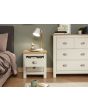 GFW LAN2DBCRM LANCASTER 2 DRAWER BEDSIDE CREAM