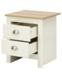GFW LAN2DBCRM LANCASTER 2 DRAWER BEDSIDE CREAM