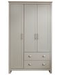 GFW LAN32WGRY LANCASTER 3 DOOR 2 DRAWER WARDROBE GREY