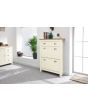 GFW LAN3TSCRM LANCASTER 2DR 1DRW SHOE CABINET CREAM
