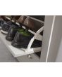 GFW LAN3TSGRY LANCASTER 2DR 1DRW SHOE CABINET GREY
