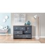 GFW LAN7DCBLU LANCASTER MERCHANTS CHEST SLATE BLUE