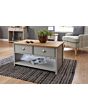 GFW LANCOFGRY LANCASTER 2 DRAWER COFFEE TABLE GREY