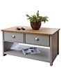 GFW LANCOFGRY LANCASTER 2 DRAWER COFFEE TABLE GREY