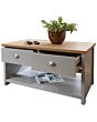 GFW LANCOFGRY LANCASTER 2 DRAWER COFFEE TABLE GREY