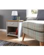 GFW LANLAMGRY LANCASTER LAMP TABLE GREY