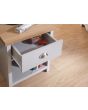 GFW LANLAMGRY LANCASTER LAMP TABLE GREY