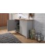 GFW LANSHSGRY LANCASTER SHOE STORAGE GREY