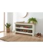 GFW LANSSBCRM LANCASTER SIMPLE SHOE BENCH CREAM