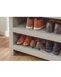 GFW LANSSBGRY LANCASTER SIMPLE SHOE BENCH GREY