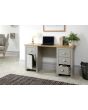 GFW LANSTDGRY LANCASTER STUDY DESK GREY