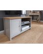 GFW LANSTVGRY LANCASTER SMALL TV CABINET GREY
