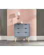 GFW NBG22CDGR NYBORG 2+2 DRAWER CHEST DARK GREY