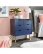 GFW NBG22CNSB NYBORG 2+2 DRAWER CHEST NIGHTSHADOW BLUE