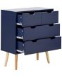 GFW NBG22CNSB NYBORG 2+2 DRAWER CHEST NIGHTSHADOW BLUE