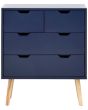 GFW NBG22CNSB NYBORG 2+2 DRAWER CHEST NIGHTSHADOW BLUE