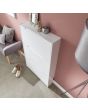 GFW NRG3TSWHT NARROW HIGH GLOSS 3 TIER SHOE CABINET WHITE