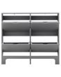 GFW NRW2TSGRY NARROW 4 DRAWER SHOE CABINET GREY