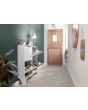 GFW NRW2TSWHT NARROW 4 DRAWER SHOE CABINET WHITE