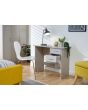 GFW PAN2SDGRY PANAMA 2 DRAWER DESK GREY
