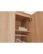 GFW PAN3PCOAK PANAMA 3PCE BEDROOM SET OAK