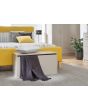 GFW PANOSBGRY PANAMA OTTOMAN STORAGE BOX GREY
