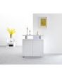 GFW POLSIDWHT POLAR HIGH GLOSS LED SIDEBOARD WHITE