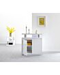 GFW POLSIDWHT POLAR HIGH GLOSS LED SIDEBOARD WHITE