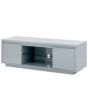 GFW POLTVLGRY POLAR HIGH GLOSS LED LARGE TV UNIT GREY