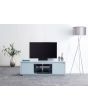 GFW POLTVLGRY POLAR HIGH GLOSS LED LARGE TV UNIT GREY