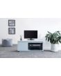 GFW POLTVUGRY POLAR HIGH GLOSS LED TV UNIT GREY