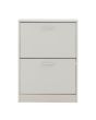 GFW STG2TSGRY STIRLING TWO TIER SHOE CABINET GREY