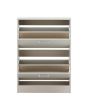 GFW STG2TSGRY STIRLING TWO TIER SHOE CABINET GREY