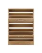 GFW STG2TSOAK STIRLING TWO TIER SHOE CABINET OAK