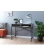 GFW TFDDSKCCB TELFORD COMPUTER DESK CONCRETE + BLACK