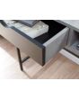 GFW TFDDSKCCB TELFORD COMPUTER DESK CONCRETE + BLACK