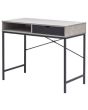 GFW TFDDSKCCB TELFORD COMPUTER DESK CONCRETE + BLACK